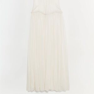 Elegant Cream Maxi Dress